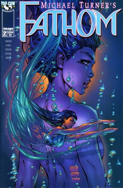 Michael Turner's Fathom, Vol. 1  |  Issue#2A | Year:1998 | Series: Fathom | Pub: Image Comics | Michael Turner Regular Cover