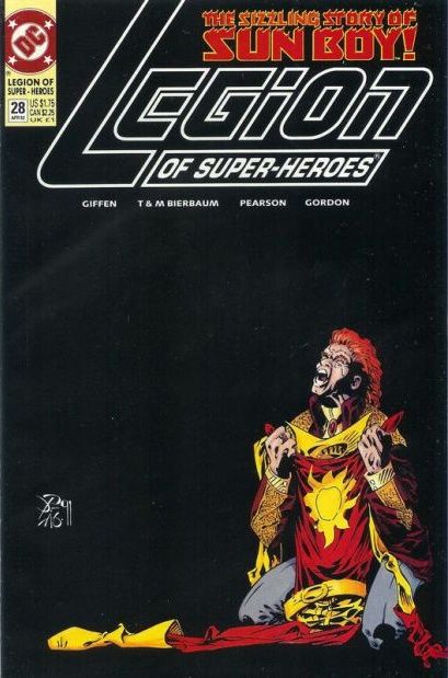 Legion of Super-Heroes, Vol. 4 The Terra Mosaic, Part 3: the Sizzling Story of Sun Boy |  Issue#28 | Year:1992 | Series: Legion of Super-Heroes | Pub: DC Comics |