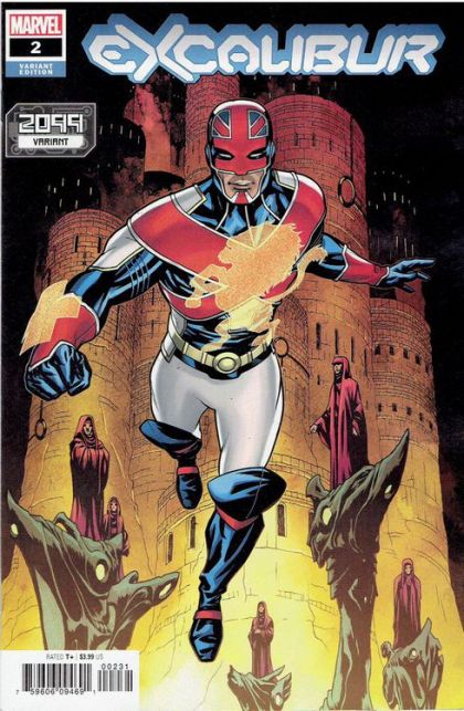 Excalibur, Vol. 4 A Tower of Flowers |  Issue#2C | Year:2019 | Series: Excalibur | Pub: Marvel Comics | Variant Mike McKone 2099 Cover