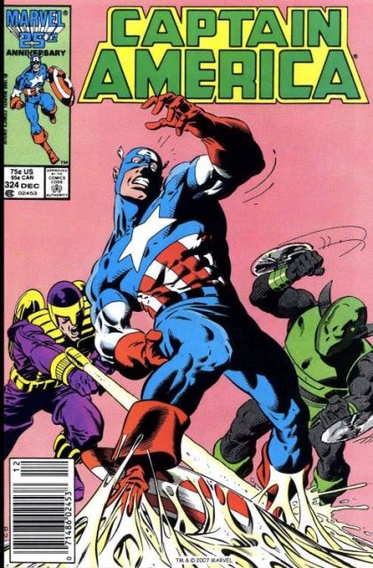 Captain America, Vol. 1 Speed Trap |  Issue#324B | Year:1986 | Series: Captain America | Pub: Marvel Comics |