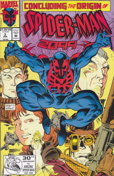 Spider-Man 2099, Vol. 1 Nothing Gained |  Issue#3A | Year:1992 | Series:  | Pub: Marvel Comics | Direct Edition