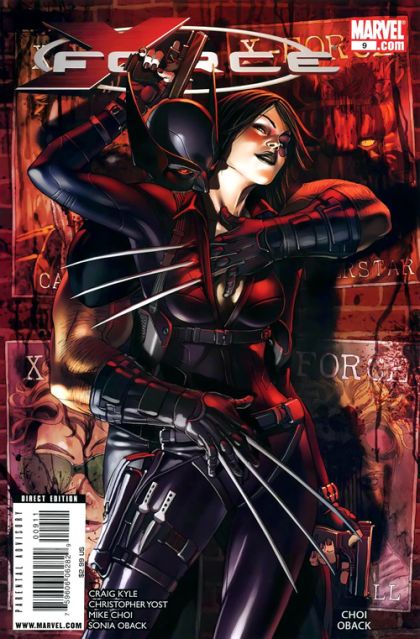 X-Force, Vol. 3 Old Ghosts, Part 3 |  Issue#9 | Year:2008 | Series: X-Force | Pub: Marvel Comics | Mike Choi Regular