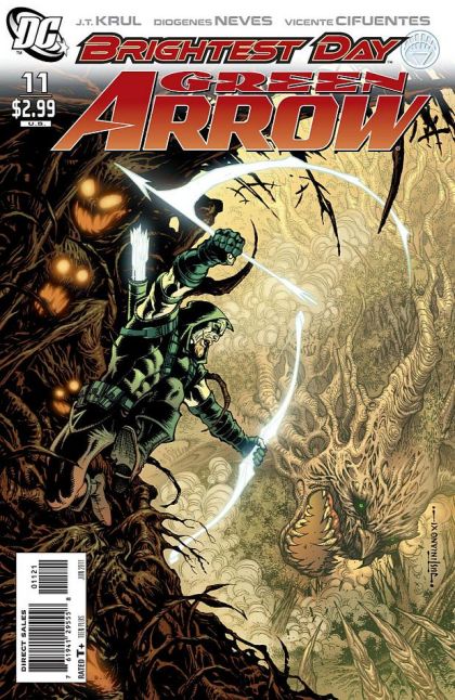 Green Arrow, Vol. 4 Brightest Day - In the Darkest Hour |  Issue#11B | Year:2011 | Series: Green Arrow | Pub: DC Comics | Justiniano Variant Cover