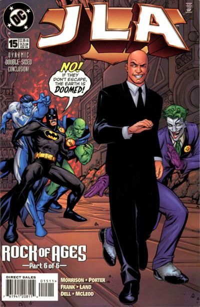 JLA Rock of Ages, Part Six: Stone of Destiny |  Issue#15A | Year:1998 | Series: JLA | Pub: DC Comics | Direct Edition