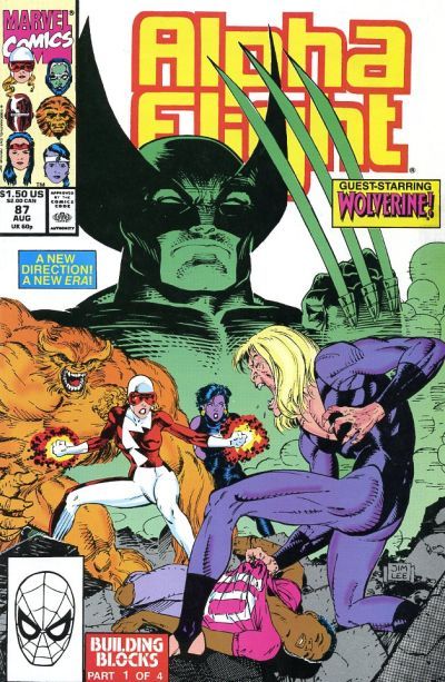 Alpha Flight, Vol. 1 Building Blocks, Part 1: Loyalty |  Issue#87A | Year:1990 | Series: Alpha Flight | Pub: Marvel Comics |