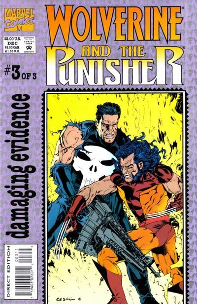 Wolverine / Punisher: Damaging Evidence Damaging Evidence |  Issue#3A | Year:1993 | Series:  | Pub: Marvel Comics | Direct Edition