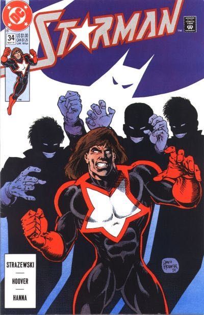 Starman, Vol. 1 Shadow Over Phoenix |  Issue#34A | Year:1991 | Series: Starman | Pub: DC Comics | Direct Edition