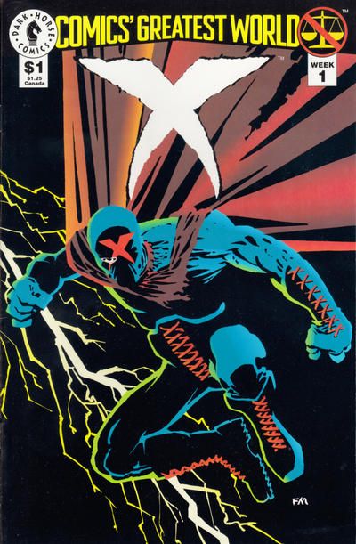 Comics' Greatest World: Arcadia Arcadia, Week 1: X |  Issue#1A | Year:1993 | Series: Comics' Greatest World | Pub: Dark Horse Comics | Regular Edition