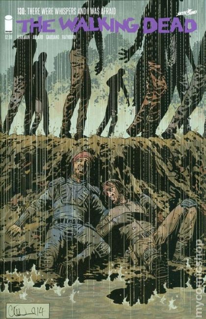 The Walking Dead A New Beginning, There Were Whispers And I Was Afraid |  Issue#130 | Year:2014 | Series: The Walking Dead | Pub: Image Comics | Charlie Adlard & Dave Stewart Regular Cover