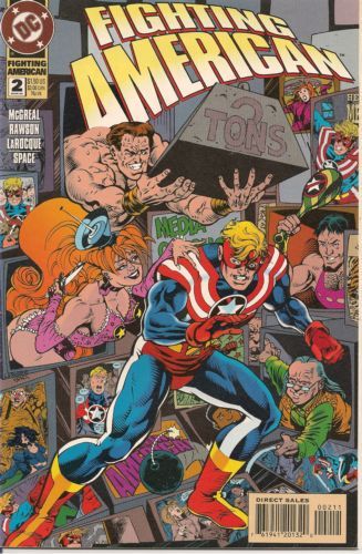 Fighting American Here Comes the Media Circus |  Issue#2 | Year:1994 | Series: Fighting American | Pub: DC Comics |