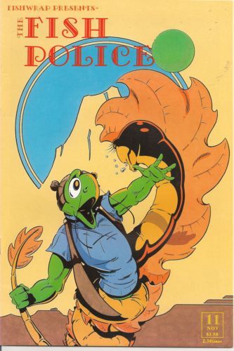 Fish Police, Vol. 1  |  Issue#11 | Year:1987 | Series:  | Pub: Fishwrap Productions |