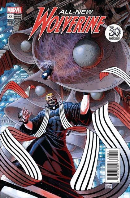 All-New Wolverine Old Woman Laura, Part 1 |  Issue#33B | Year:2018 | Series:  | Pub: Marvel Comics | Variant Dustin Weaver Venom 30th Anniversary Cover