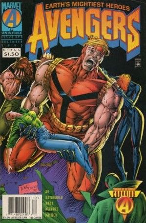 The Avengers, Vol. 1 The Crossing, Part 3 |  Issue#393B | Year:1995 | Series: Avengers | Pub: Marvel Comics | Newsstand Edition