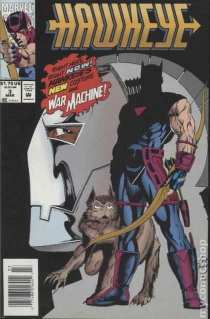 Hawkeye, Vol. 2 Run Of The Arrow |  Issue#3B | Year:1994 | Series: Hawkeye | Pub: Marvel Comics | Newsstand Edition
