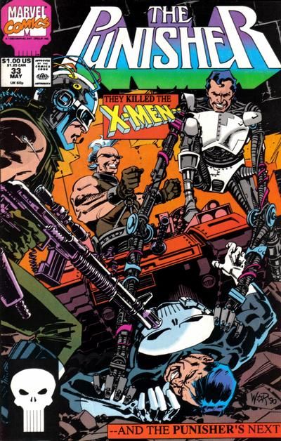 The Punisher, Vol. 2 Reaver Fever |  Issue#33A | Year:1990 | Series: Punisher | Pub: Marvel Comics | Direct Edition