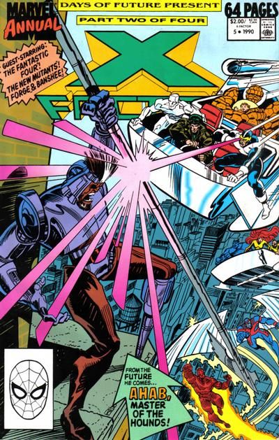 X-Factor, Vol. 1 Annual Days of Future Present - Part 2: Act of Faith / Tribute the First |  Issue#5A | Year:1990 | Series: X-Factor | Pub: Marvel Comics | Direct Edition