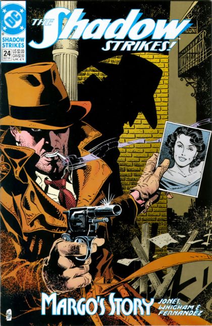 The Shadow Strikes Margo's Story |  Issue#24 | Year:1991 | Series: The Shadow | Pub: DC Comics |