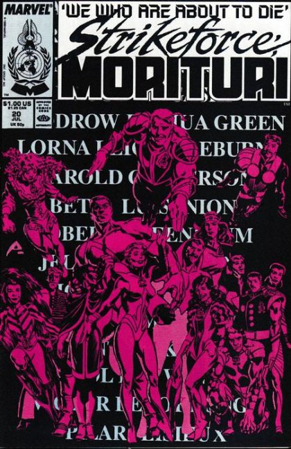 Strikeforce: Morituri ...Salute You! |  Issue#20 | Year:1988 | Series: Strikeforce: Morituri | Pub: Marvel Comics |