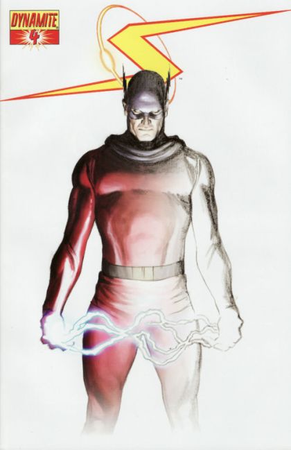 Project Superpowers: Chapter One ...Undimmed By Human Tears |  Issue#4C | Year:2008 | Series: Project Superpowers | Pub: Dynamite Entertainment | Pyroman White Variant