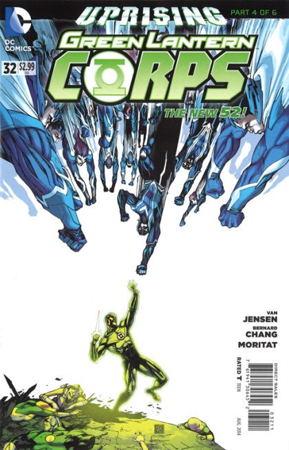 Green Lantern Corps, Vol. 2 Uprising - Part 4: Insidious! |  Issue#32A | Year:2014 | Series: Green Lantern | Pub: DC Comics | Bernard Chang Regular