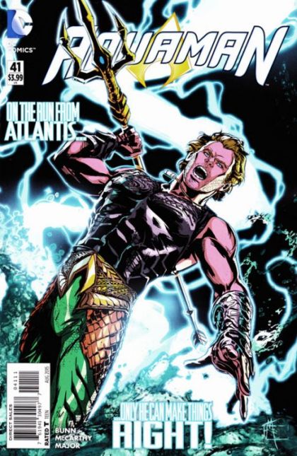 Aquaman, Vol. 7 Terra Incognita |  Issue#41A | Year:2015 | Series: Aquaman | Pub: DC Comics | Trevor McCarthy Regular Cover