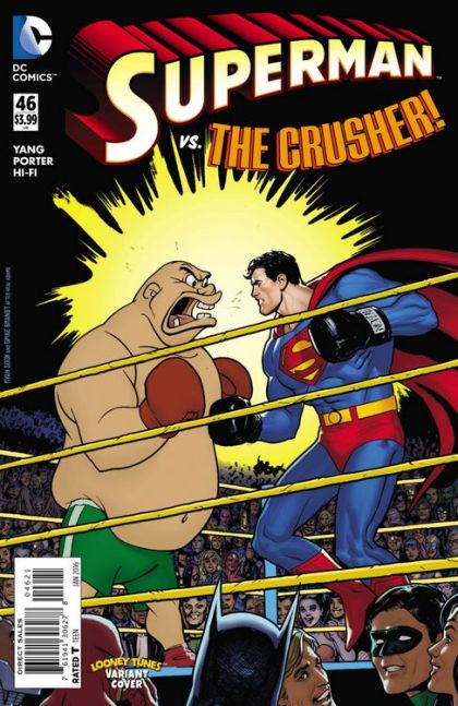 Superman, Vol. 3 Knocked Out! |  Issue#46B | Year:2015 | Series: Superman | Pub: DC Comics | Looney Tunes Variant Cover