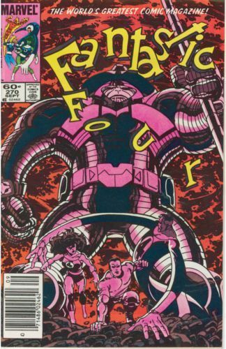 Fantastic Four, Vol. 1 Planet-Fall |  Issue#270B | Year:1984 | Series: Fantastic Four | Pub: Marvel Comics | Newsstand Edition