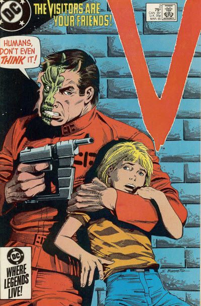 V The Town With No Shame |  Issue#2A | Year:1985 | Series: V | Pub: DC Comics | Direct Edition