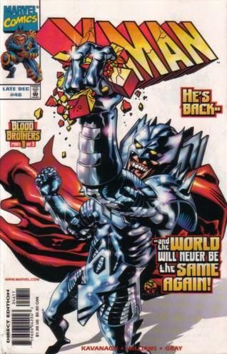 X-Man Blood Brothers - Part 1 |  Issue#46A | Year:1998 | Series: X-Men | Pub: Marvel Comics | Direct Edition