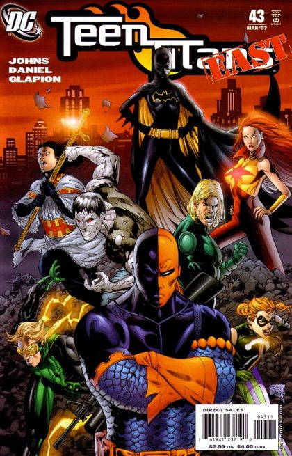 Teen Titans, Vol. 3 Titans East, Part 1 |  Issue#43A | Year:2007 | Series: Teen Titans | Pub: DC Comics | Direct Edition