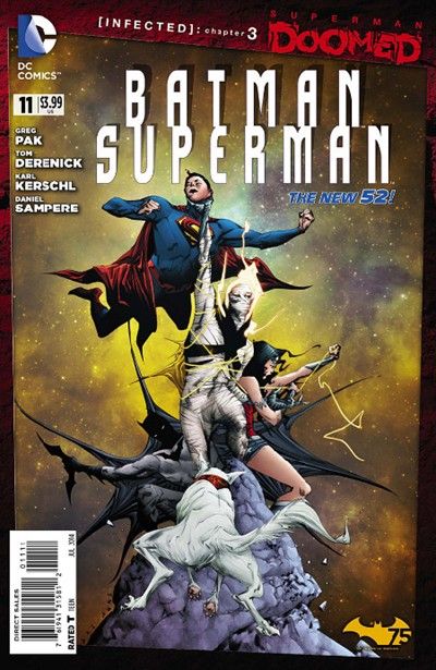 Batman / Superman Superman Doomed - Infected, Danger Zone |  Issue#11A | Year:2014 | Series:  | Pub: DC Comics | Regular Cover - Jae Lee