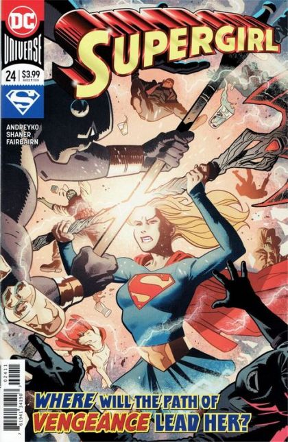 Supergirl, Vol. 7 "A (Super)girl Walks Into a Bar..." |  Issue#24A | Year:2018 | Series:  | Pub: DC Comics | Regular Evan Doc Shaner Cover