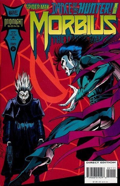 Morbius: The Living Vampire, Vol. 1 Dance Of The Hunter, Part 1: Stalkers |  Issue#21 | Year:1994 | Series: Midnight Sons | Pub: Marvel Comics |