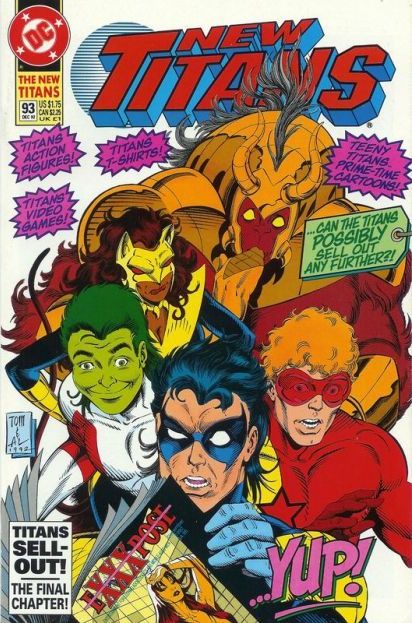 The New Titans The Titans Went On Vacation And All I Got Was This Lousy... |  Issue#93 | Year:1992 | Series: Teen Titans | Pub: DC Comics |