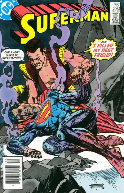 Superman, Vol. 1 Lost on a Comet |  Issue#390B | Year:1983 | Series: Superman | Pub: DC Comics | Newsstand Edition