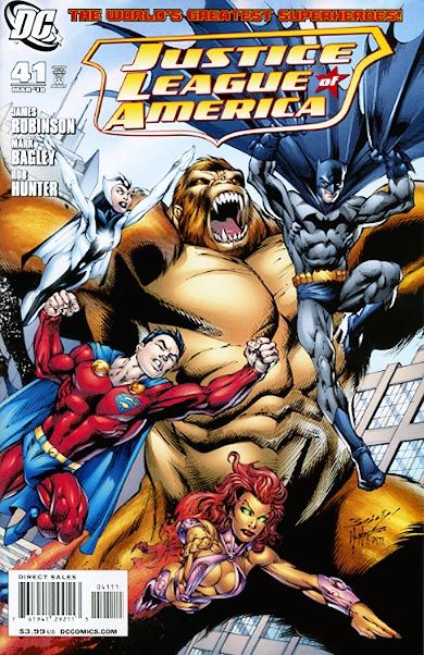 Justice League of America, Vol. 2 Team History, Part One |  Issue#41B | Year:2010 | Series: Justice League | Pub: DC Comics | Mark Bagley Connecting Variant