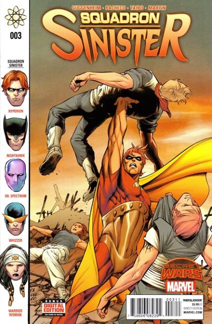 Squadron Sinister New Universal Destruction |  Issue#3A | Year:2015 | Series:  | Pub: Marvel Comics | Carlos Pacheco Regular Cover