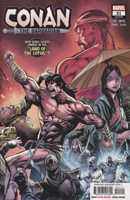 Conan the Barbarian, Vol. 3 Land of the Lotus, Part Three: The Ancestors’ Blessing |  Issue#21A | Year:2021 | Series:  | Pub: Marvel Comics | Geoff Shaw Cover