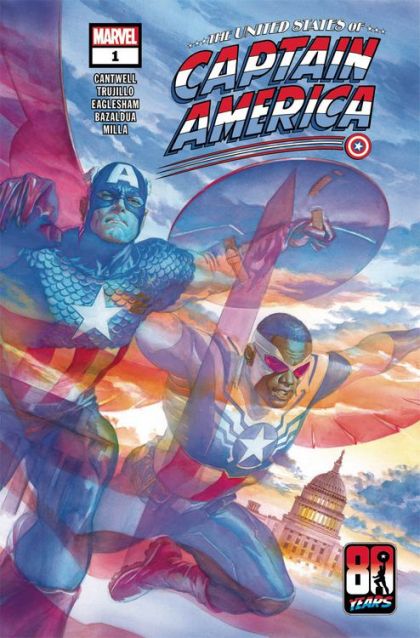 The United States of Captain America You  Brought Two Too Many / Tracks |  Issue#1A | Year:2021 | Series:  | Pub: Marvel Comics | Regular Alex Ross Cover