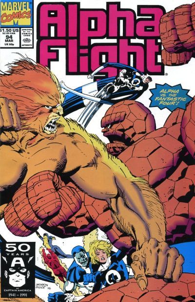 Alpha Flight, Vol. 1 Mind Over Matter |  Issue#94A | Year:1991 | Series: Alpha Flight | Pub: Marvel Comics |
