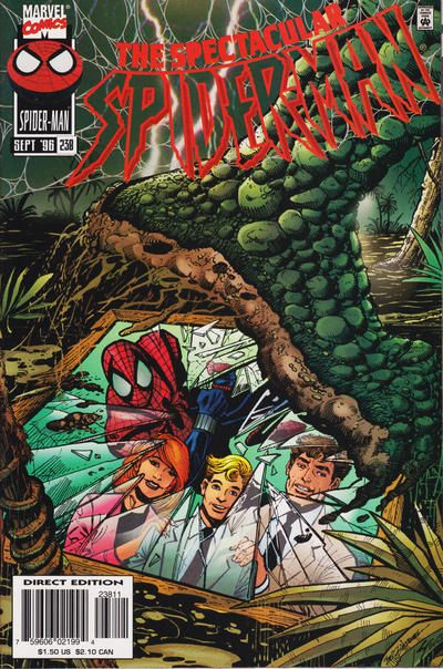 The Spectacular Spider-Man, Vol. 1 Clone Saga - Suicidal Tendencies, Suicidal Tendencies |  Issue#238A | Year:1996 | Series: Spider-Man | Pub: Marvel Comics | Direct Edition