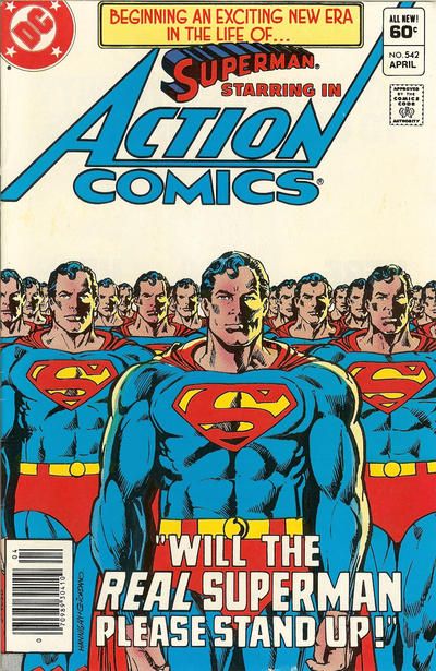 Action Comics, Vol. 1 Savage Awakening |  Issue#542B | Year:1983 | Series:  | Pub: DC Comics | Newsstand Edition