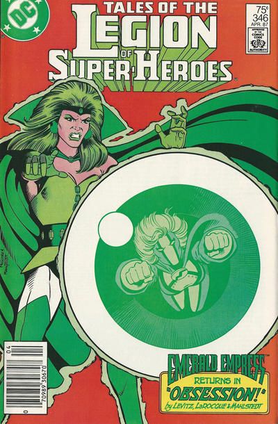 Tales of the Legion of Super-Heroes Obsession |  Issue#346B | Year:1987 | Series: Legion of Super-Heroes | Pub: DC Comics | Newsstand Edition