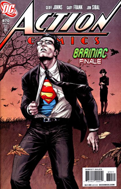 Action Comics, Vol. 1 Brainiac, Part 5 |  Issue#870A | Year:2008 | Series:  | Pub: DC Comics | Gary Frank Regular Cover