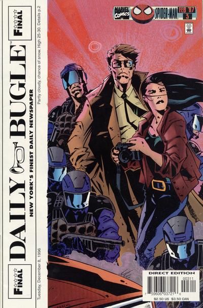 Daily Bugle (1996-1997) Deadline! |  Issue#3A | Year:1997 | Series: Spider-Man | Pub: Marvel Comics | Direct Edition