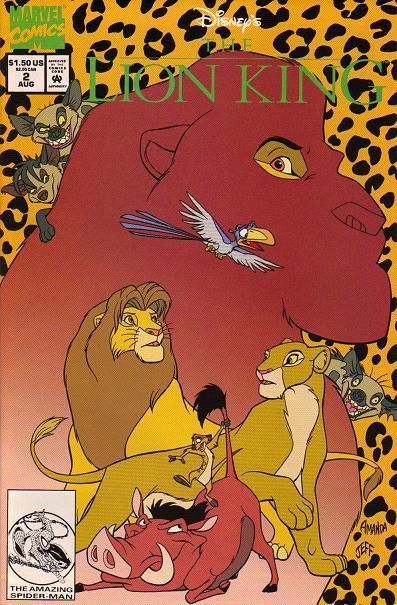 Disney's The Lion King The Lion King Part 2 |  Issue#2A | Year:1994 | Series: Walt Disney | Pub: Marvel Comics | Marvel Comics Two Pack Variant