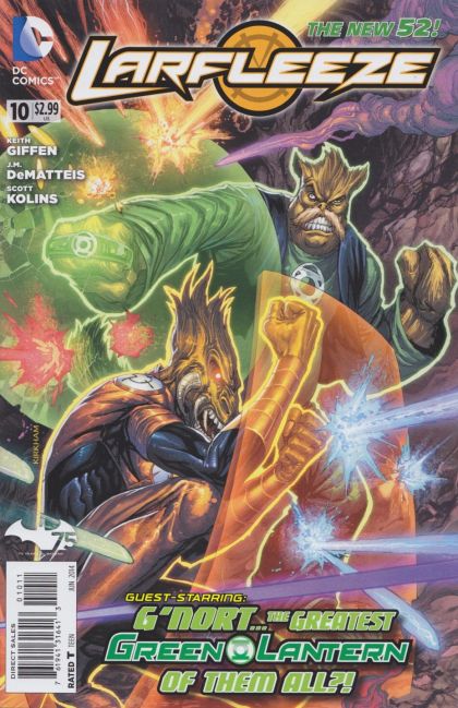 Larfleeze To Be Or G'Nort To Be! |  Issue#10 | Year:2014 | Series:  | Pub: DC Comics |