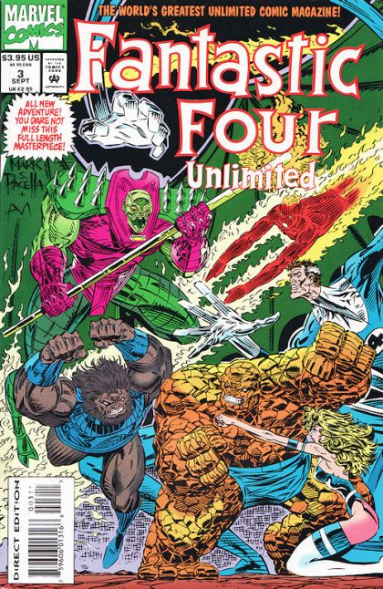 Fantastic Four Unlimited Back to the Negative Zone! |  Issue#3A | Year:1993 | Series: Fantastic Four | Pub: Marvel Comics | Direct Edition
