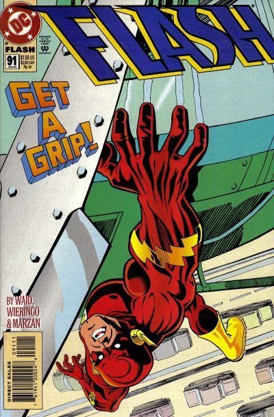Flash, Vol. 2 Out of Time |  Issue#91A | Year:1994 | Series: Flash | Pub: DC Comics | Direct Edition