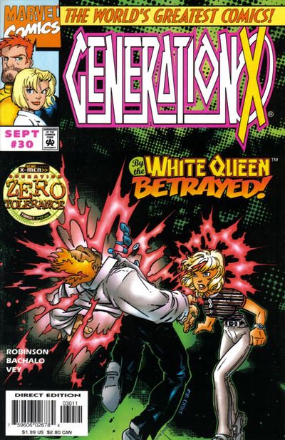 Generation X, Vol. 1 Operation: Zero Tolerance - Some Things Hurt More Than Cars And Girls |  Issue#30A | Year:1997 | Series: Generation X | Pub: Marvel Comics | Direct Edition